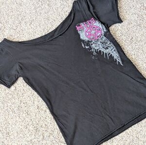 HIM Band Butterfly Tee Size Medium